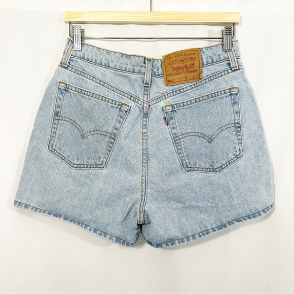 Levi’s Vintage 561 Loose Fit High Rise Denim Jean Shorts - Picture 4 of 10